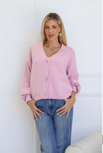 Load image into Gallery viewer, Cardi/Tank Twin Set in pink.
