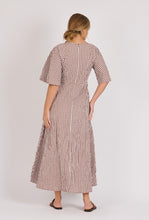 Load image into Gallery viewer, Ellis Dewy Gingham Midi Dress
