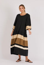 Load image into Gallery viewer, Ellis &amp; Dewy – Contrast Panel Midi Dress
