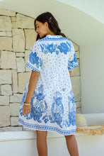 Load image into Gallery viewer, V- Neck Dress with Embroidery
