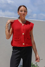 Load image into Gallery viewer, Chunky Vest - Red
