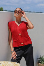 Load image into Gallery viewer, Chunky Vest - Red
