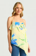 Load image into Gallery viewer, Multi Way Wear Floral Polka Dot Chiffon Top
