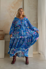 Load image into Gallery viewer, Eclectic Bohemian Goddess Gown Azure
