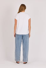 Load image into Gallery viewer, Half Collar Shell Tee - White
