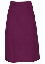 Load image into Gallery viewer, Corduroy Skirt Plum Caspia
