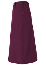 Load image into Gallery viewer, Corduroy Skirt Plum Caspia
