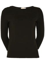 Load image into Gallery viewer, Boat Neck Top - Black
