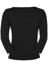 Load image into Gallery viewer, Boat Neck Top - Black

