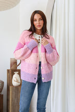 Load image into Gallery viewer, Stripe Cardi - Pink
