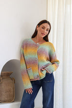 Load image into Gallery viewer, Fruit Tingle Cardigan - Pink /Sage
