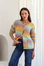 Load image into Gallery viewer, Fruit Tingle Cardigan - Pink /Sage
