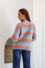 Load image into Gallery viewer, Fruit Tinge Cardigan- Blue / Mango
