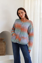 Load image into Gallery viewer, Fruit Tinge Cardigan- Blue / Mango
